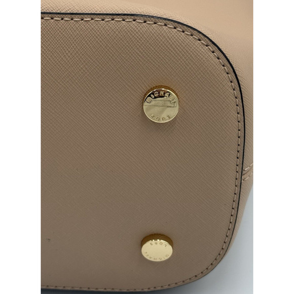 Michael Kors Jet Set Medium Tote Oyster Beige Leather Shoulder Bag NWT $228 - Picture 6 of 11